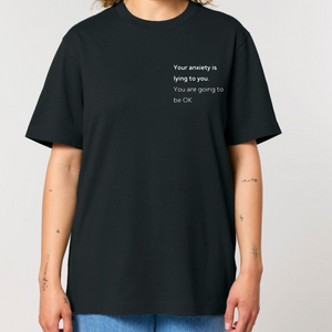 Your Anxiety is Lying Short Sleeve Tee (Heavy)