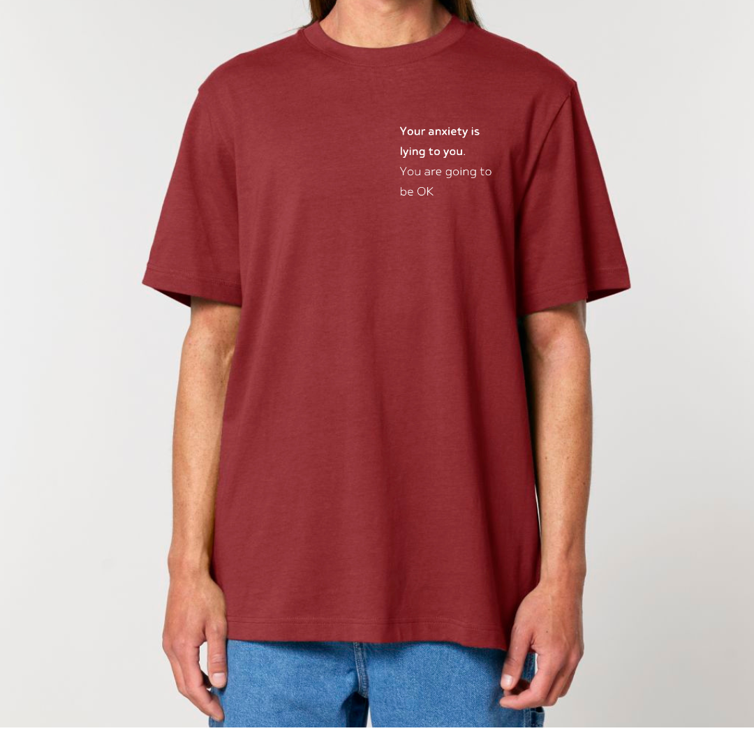 Your Anxiety is Lying Short Sleeve Tee (Heavy)