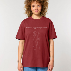 Humans Supporting Humans Short Sleeve T-Shirt (Heavy)