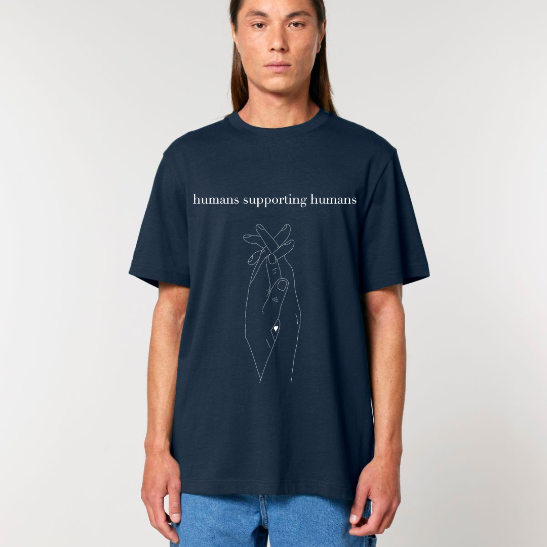 Humans Supporting Humans Short Sleeve T-Shirt (Heavy)