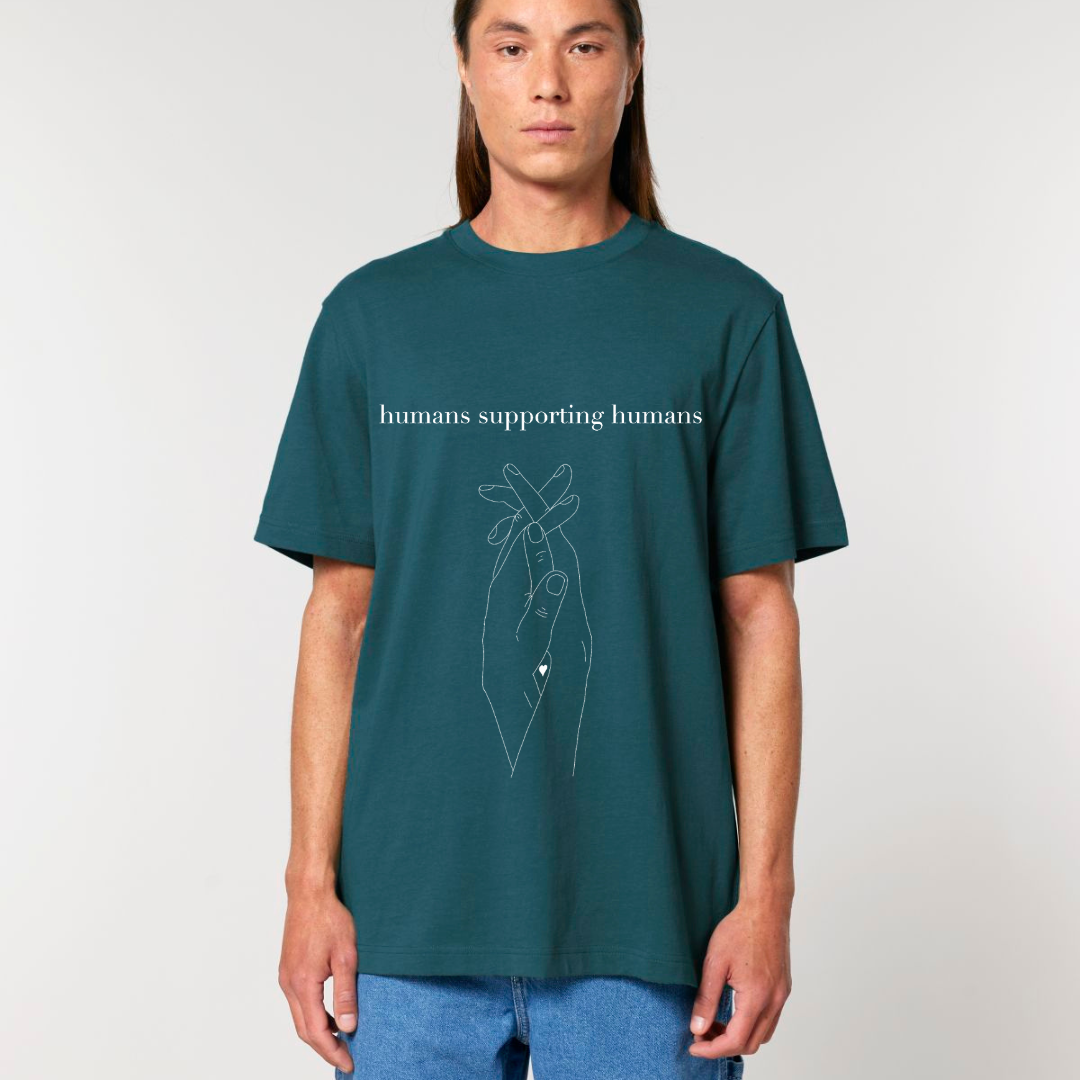 Humans Supporting Humans Short Sleeve T-Shirt (Heavy)