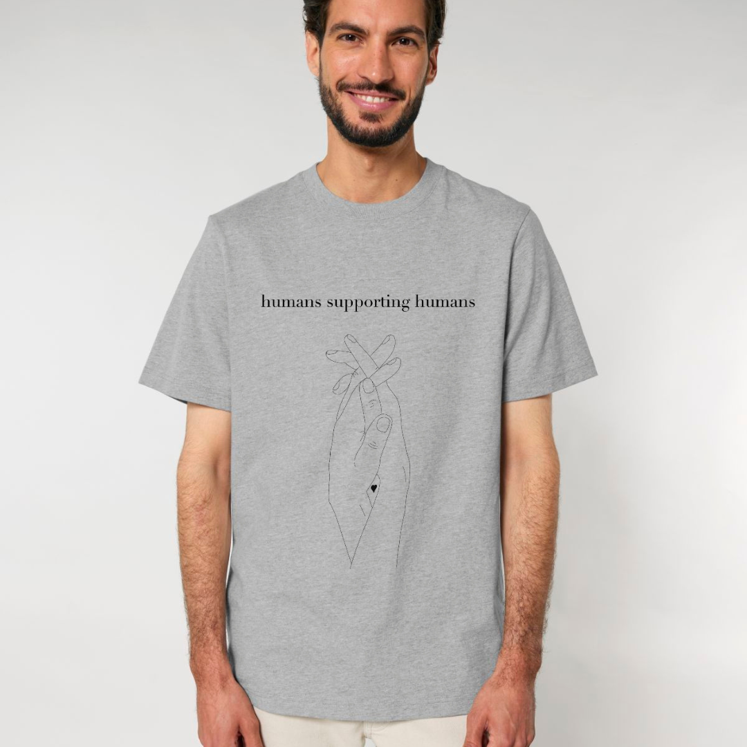 Humans Supporting Humans Short Sleeve T-Shirt (Heavy)