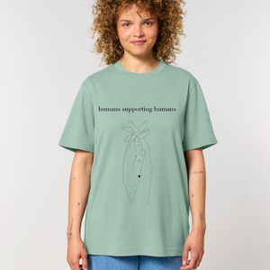 Humans Supporting Humans Short Sleeve T-Shirt (Heavy)