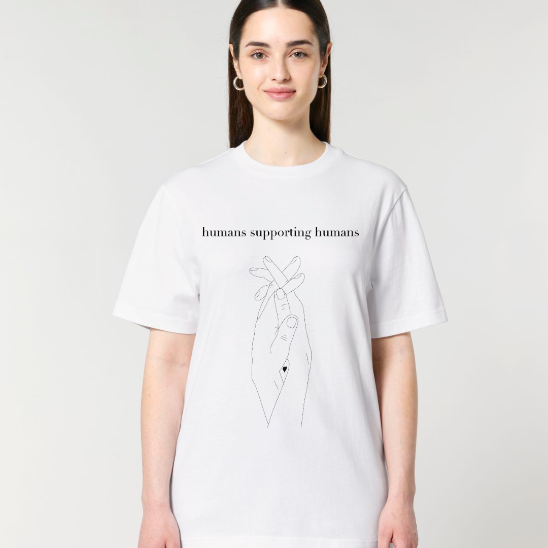 Humans Supporting Humans Short Sleeve T-Shirt (Heavy)