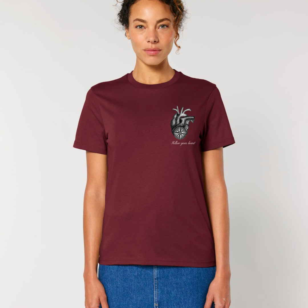 Follow Your Heart Short Sleeve Tee (Light)